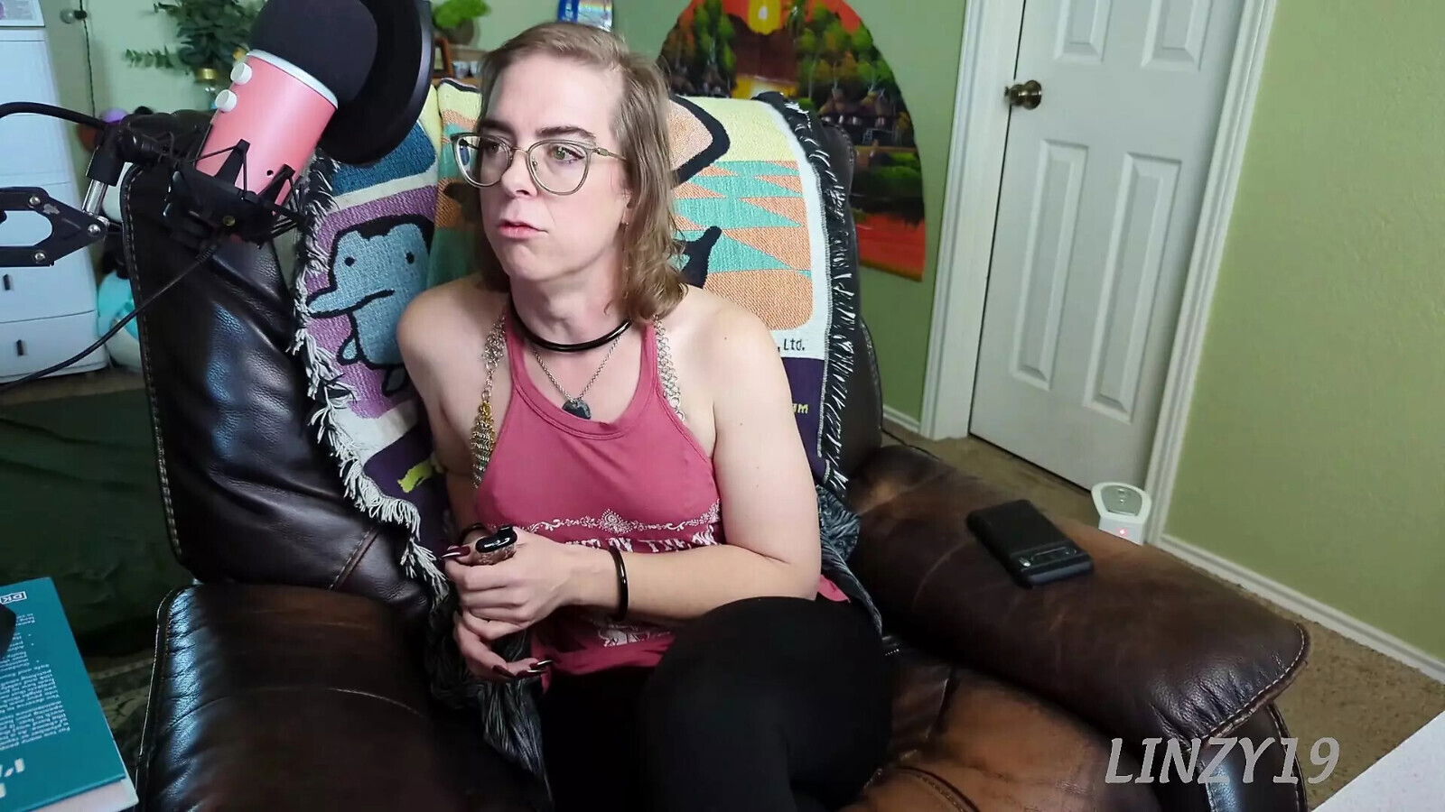 Stunned Tgirl Salivates Chance Read Live Comment Section During Suits Gangbang Wearing Suit