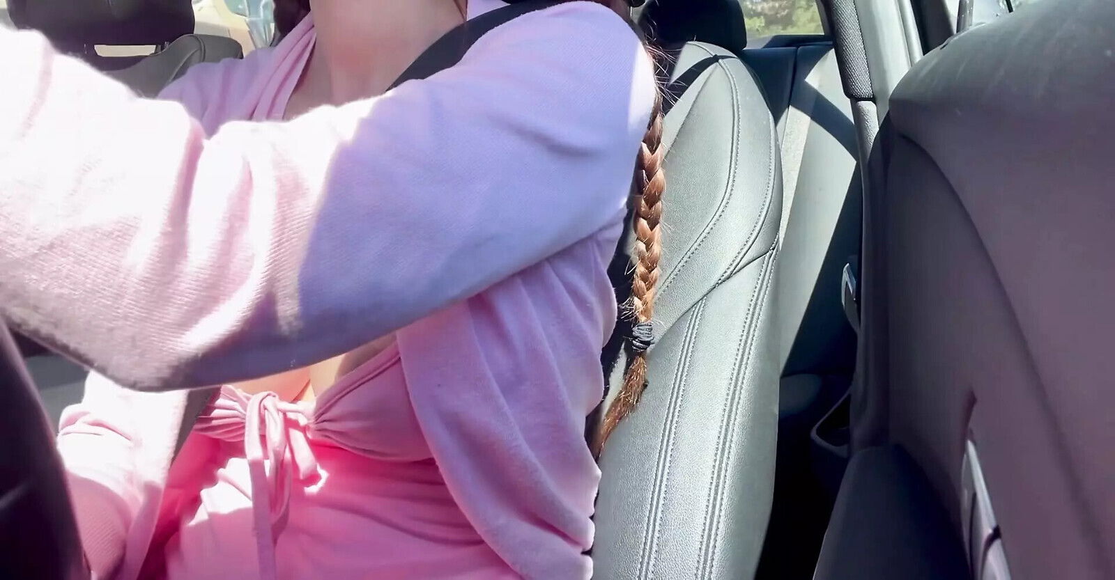 Sexy Ride with Horny Milf Artemisia Love Flashing juicy boobs nipples