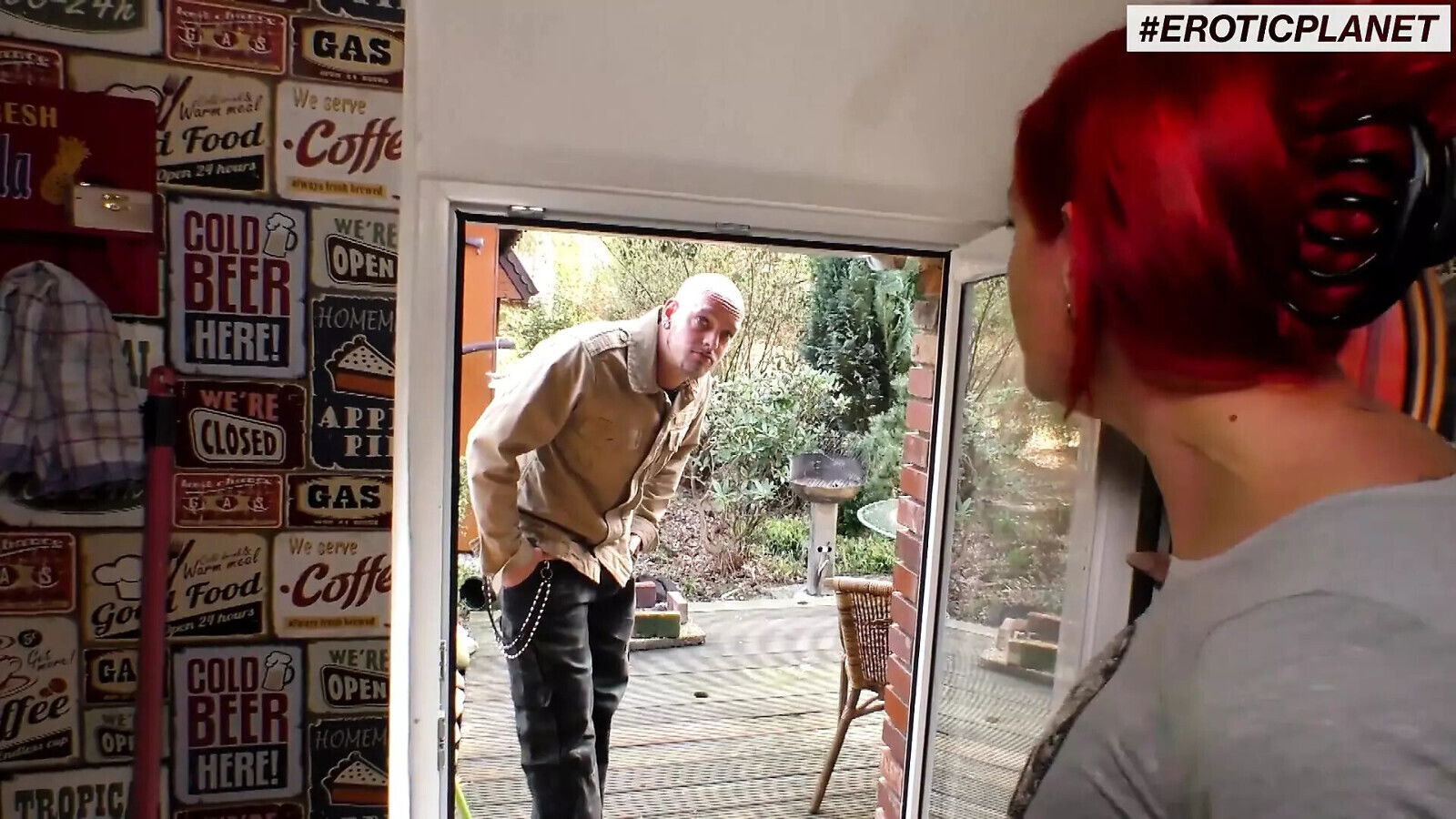 German redhead tattoo hard