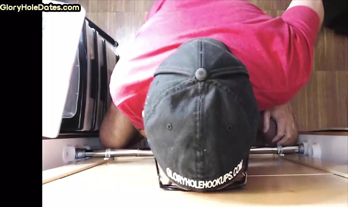 Moustache auntie giving blowjob