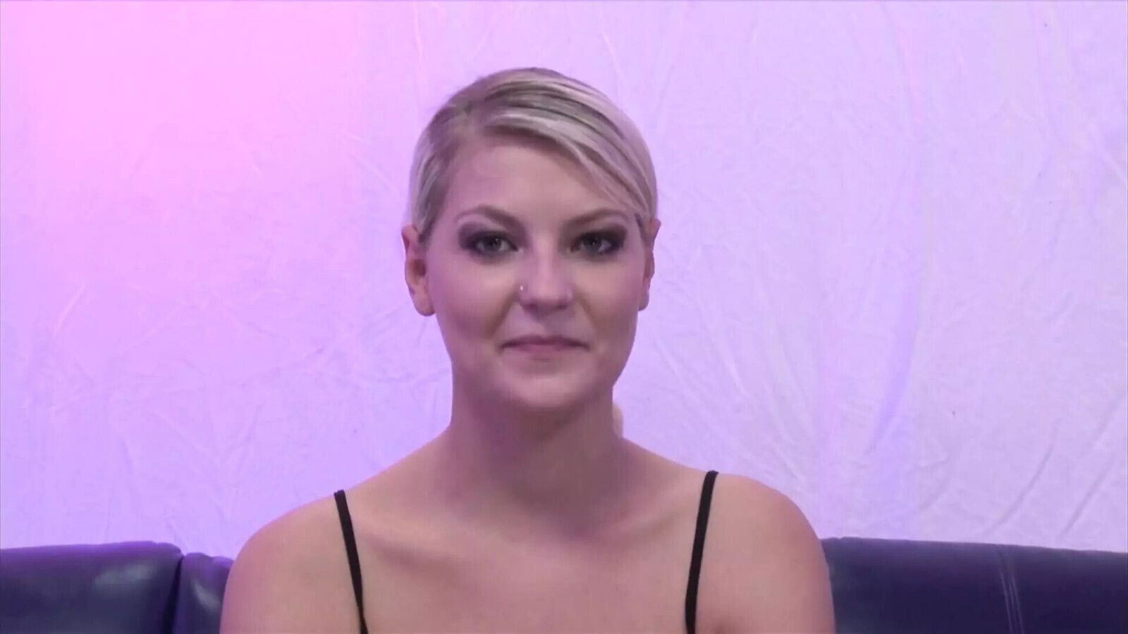 Pretty blonde does casting sucking with massive