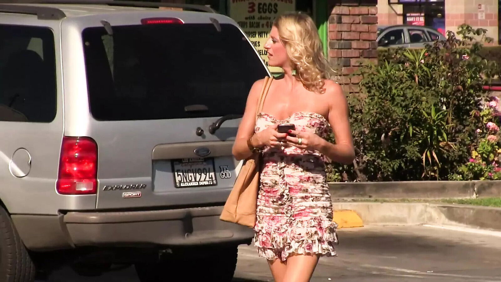 blonde sucks stranger's dick swallow