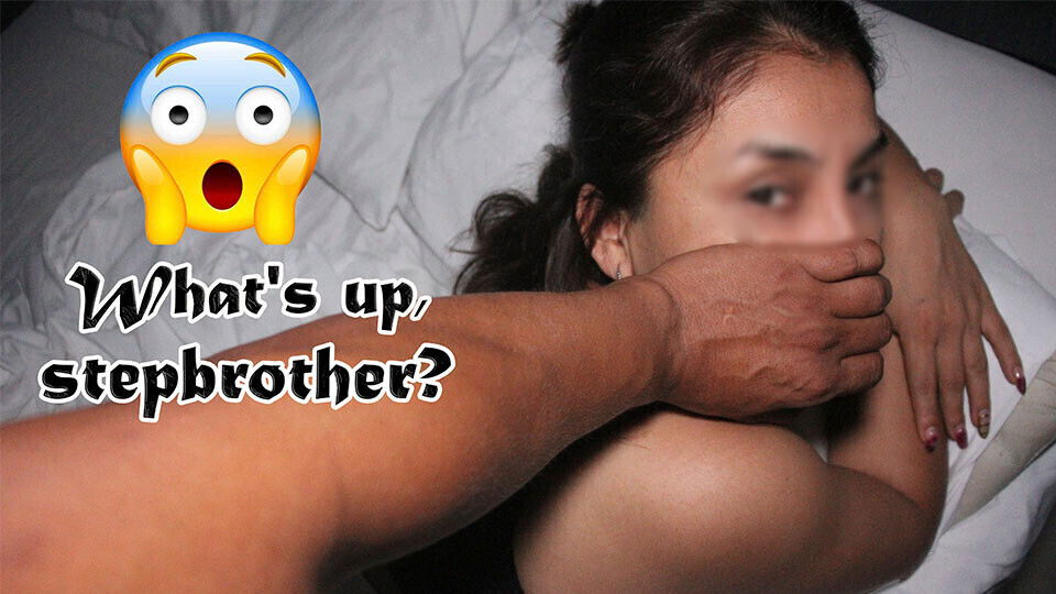 don't scream!! stepbrother sneaks into room...