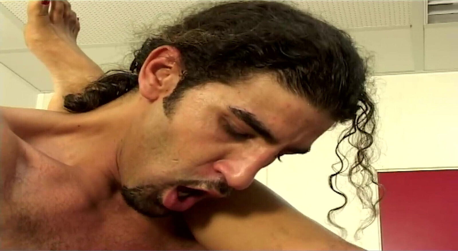 Asian gets horny pussy drilled boss's massive dick