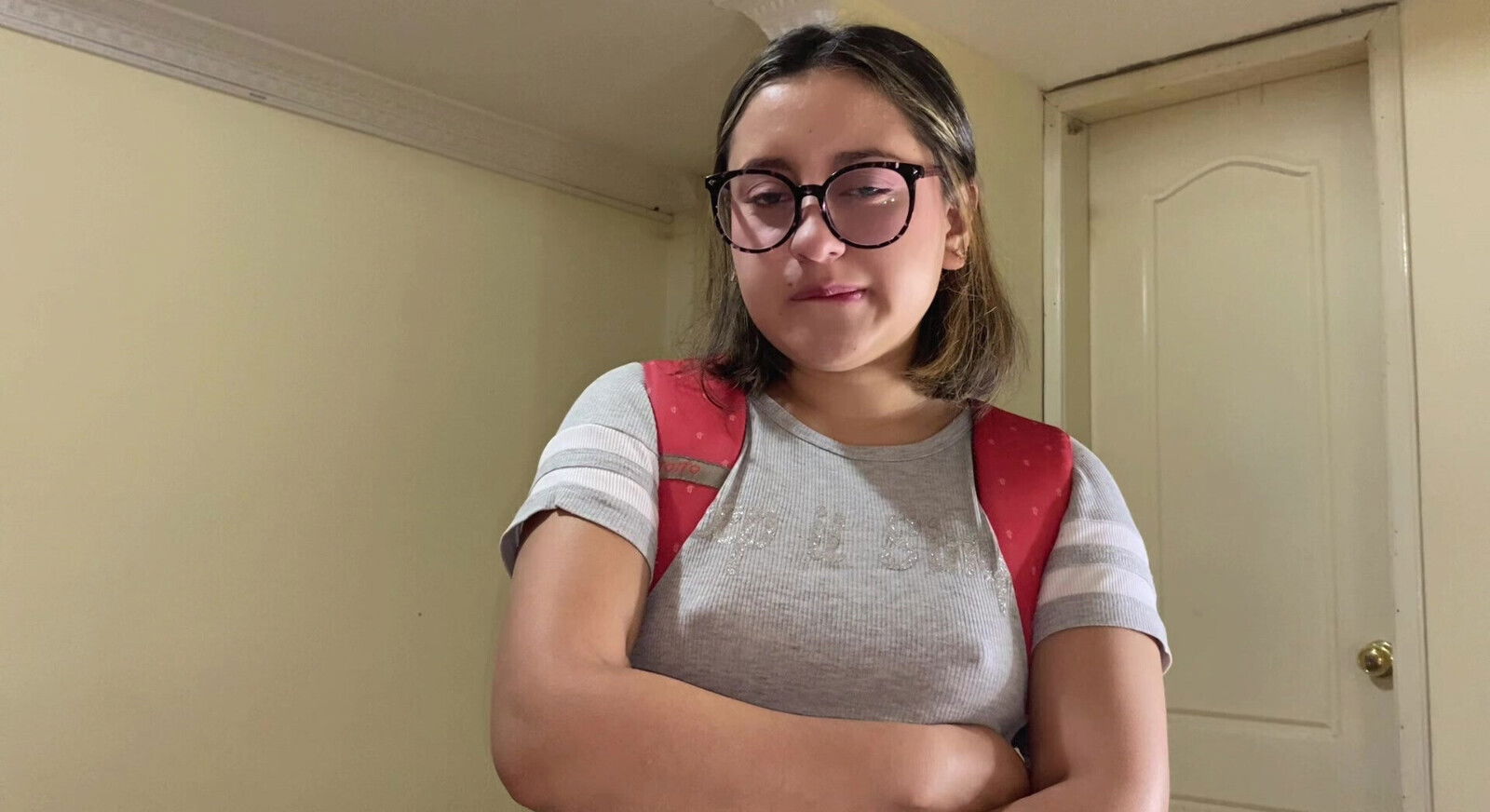 classmate accidentally comes inside