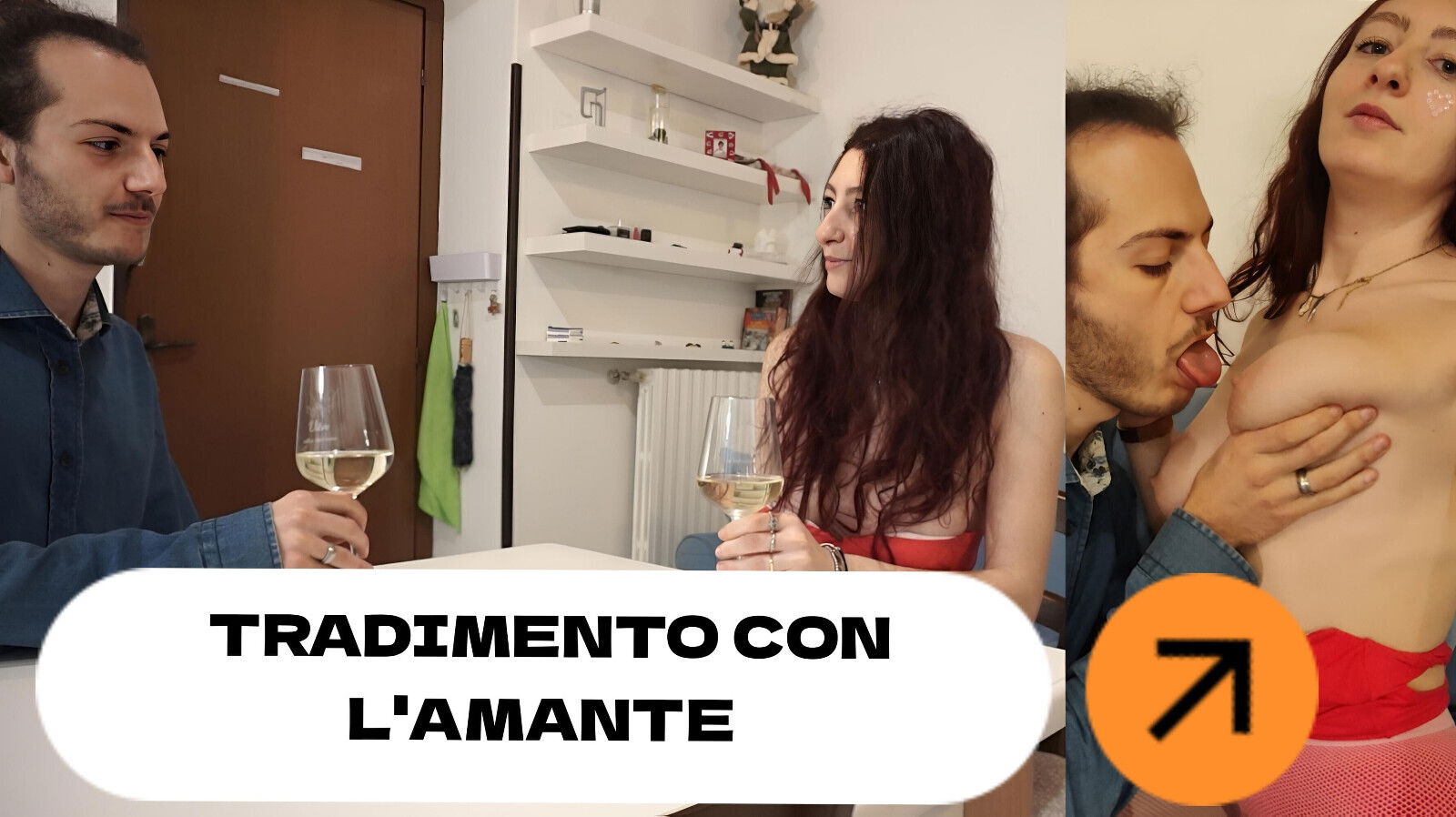 Zero attention from boyfriend: call lover fuck couch (ITALOGHI DIALOGUES)