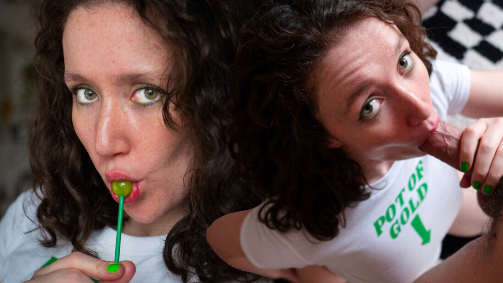 Irish chick celebrates St.Patrick with