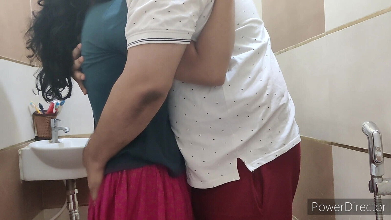 Flexible mallu maid being filmed fucked master bathroom