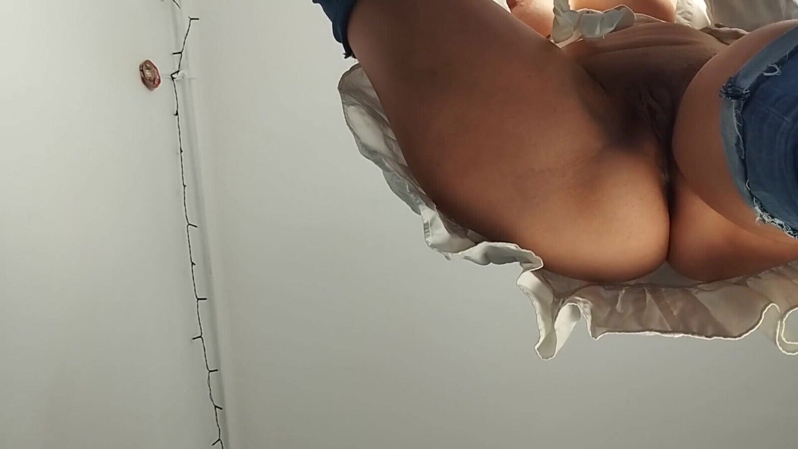 Naughty Sexy MILF Tries Naked Clothes. Latin Hairy Pussy Tries Clothes Bed. Hairy Brunette Pussy, Tits,