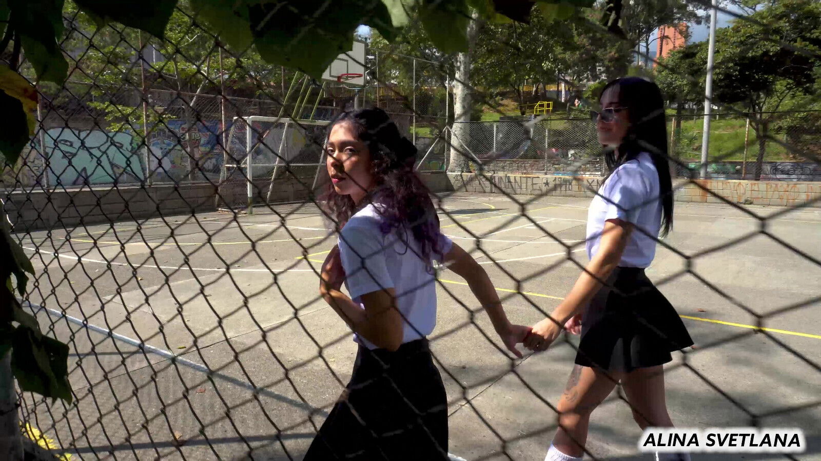 Rebellious Teen Girls Have Lesbian