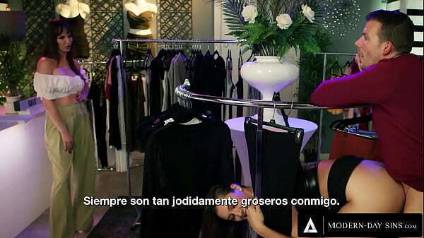 MODERN-DAY Vendor Bella Rolland SNEAKY With Client Lexi Luna'_s -SPANISH SUBTITLES