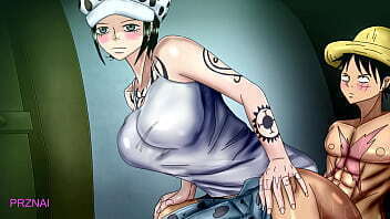 Franky x Robin ,Law x Nami ,Luffy xLaw(Woman) (One Piece)