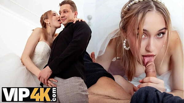 BRIDE4K. Bride taking cocks same time before getting married