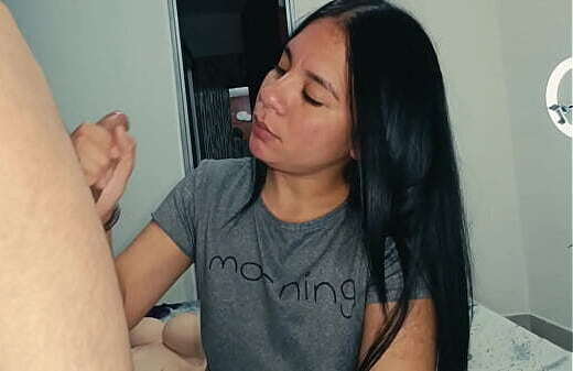 STEPSON masturbating with favorite TANTALY doll help with penis.