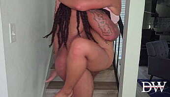 Karina Valentina Work Break Quicky With Dreads