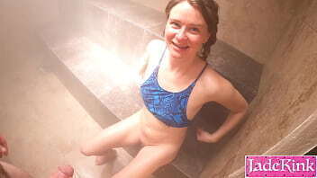 I didn'_t expect sauna sex to be this good