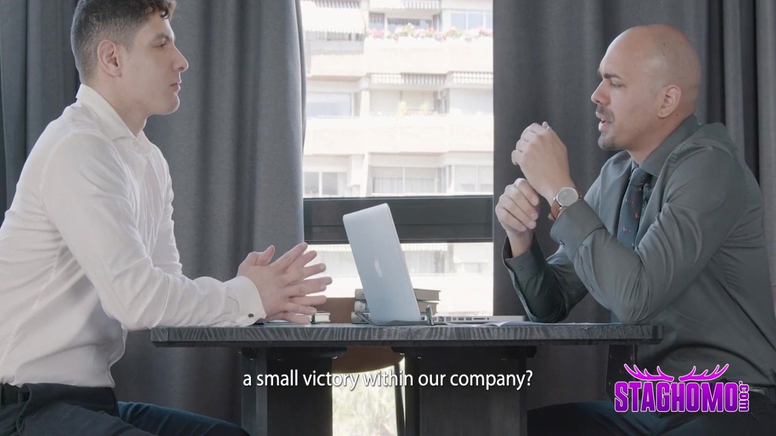 Corporate Executive Operator, Cabrera Alexandro Fucks Callboy Office! Alexandro Cabrera, Bastian Karim Porn