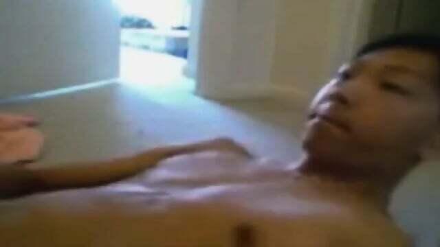 Asian Twink Rides Dildo Huge Orgasm