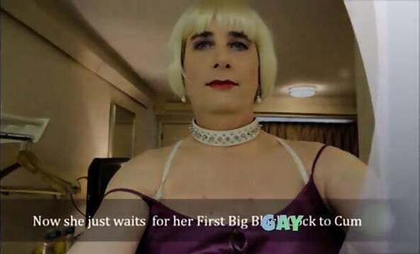 Crossdresser Amber Loves Sucking Black Cocks