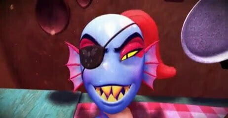 Someone's in the kitchen with undyne 