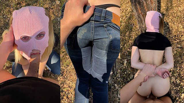 Freaky Teen Caught Peeing Outdoors. Made Command