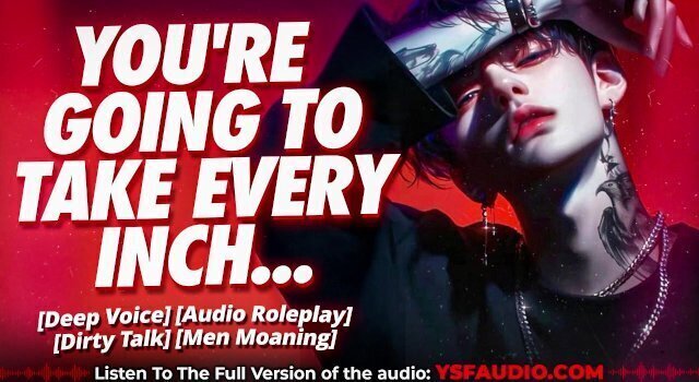 (Audio Porn) Hung Goth CHOKES While Call