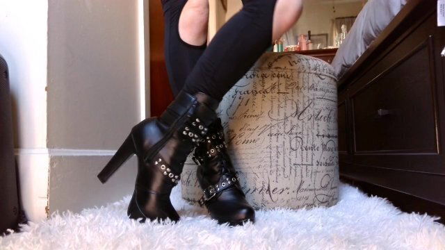 want there worship sexy Leath Boots, Tell Hard They Make