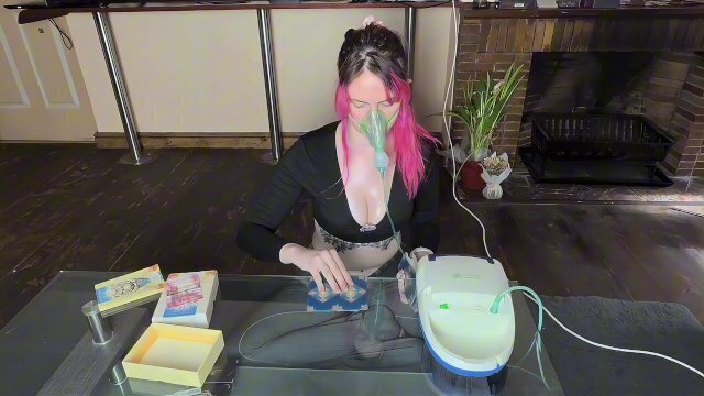 MistressMord Uses Nebuliser While Oracle Reading ASMR