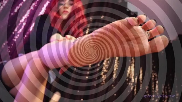 Surrender mesmerizing feet black toenail polish rings