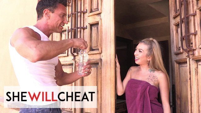 WILL CHEAT Dior Plays With Pussy Before Having Gardener Play With Well