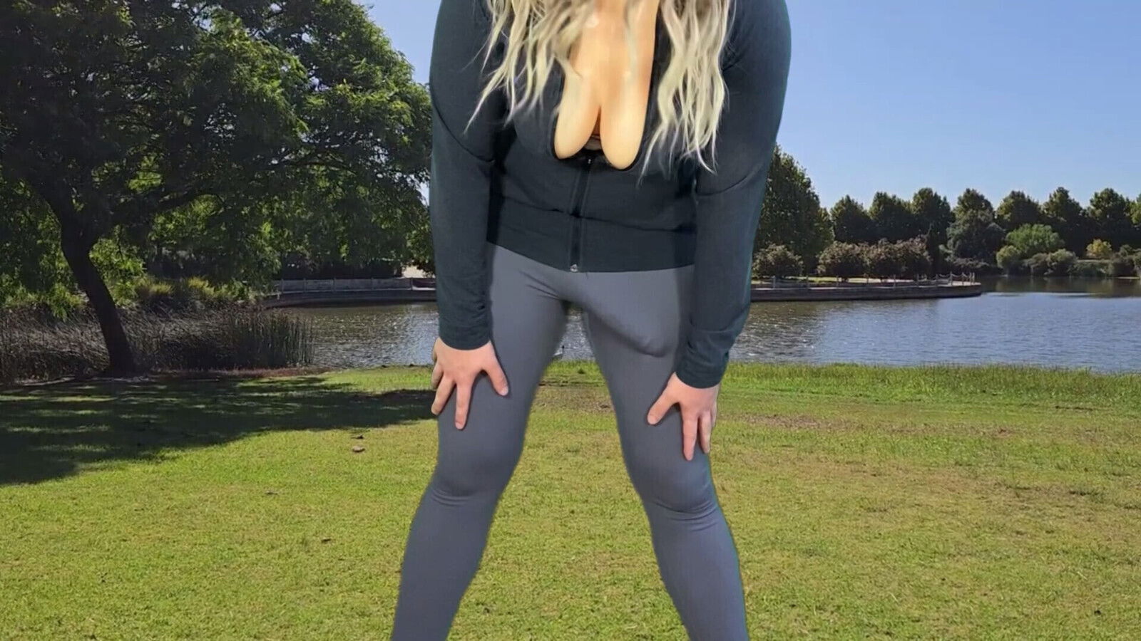 shemale public flashing