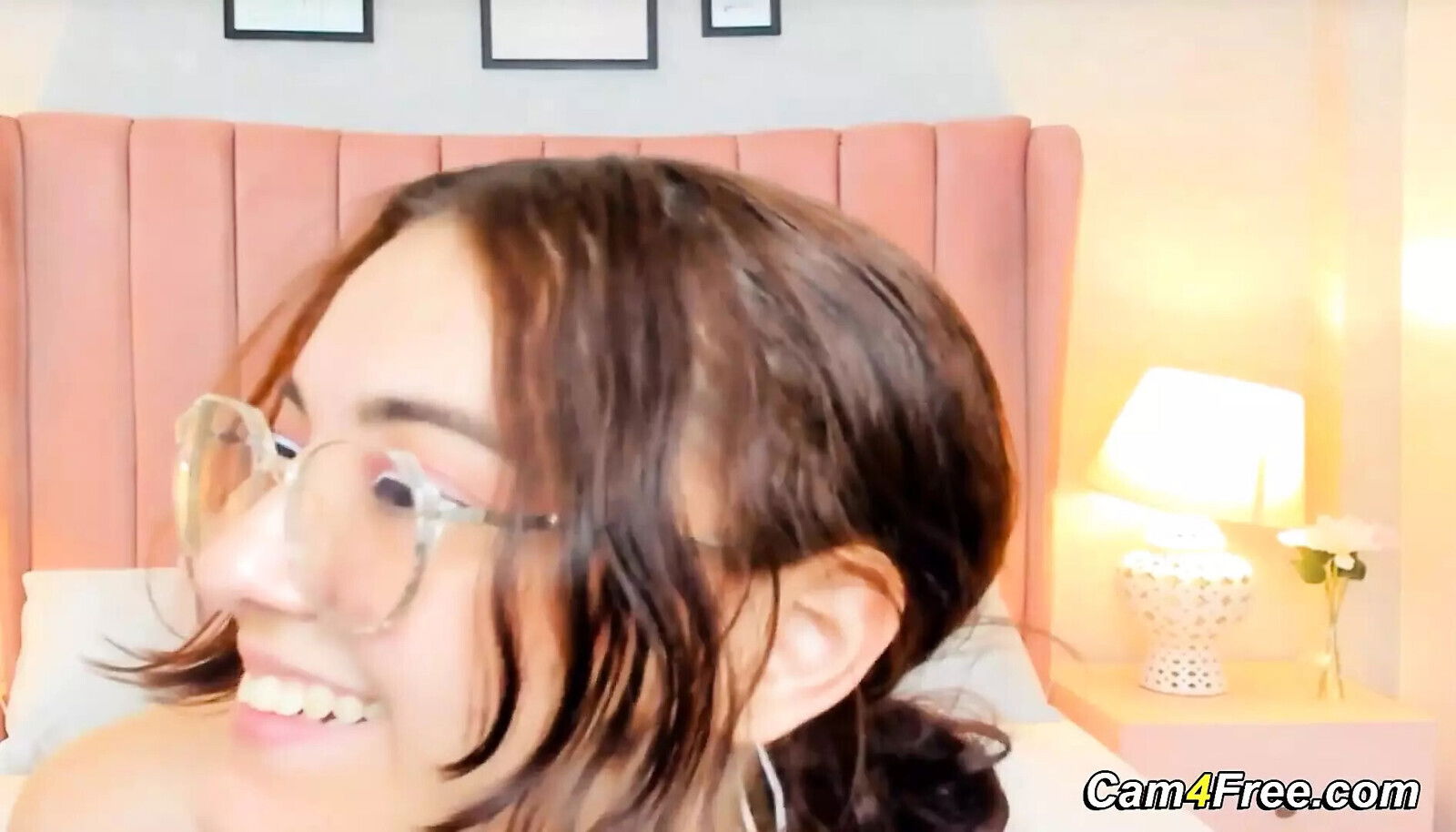 Nerdy Rubs Clit Furiously