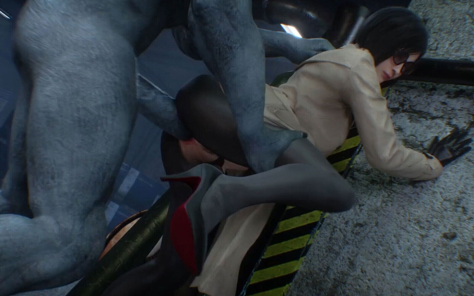 Trisbli Monster Destroys Tight Slutty Intense Hardcore Swallowing