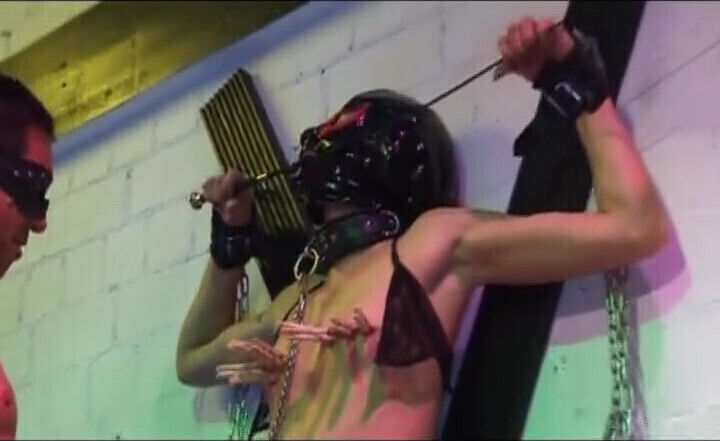 Masked slim German assfucked after BDSM action