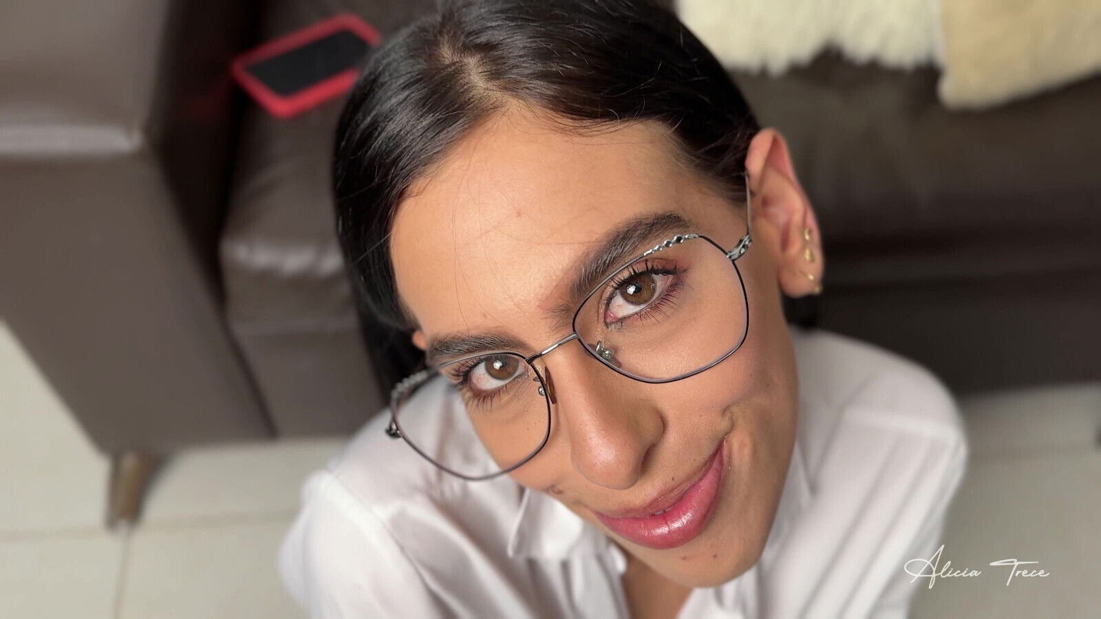 Girl Teaches Have with Fingers