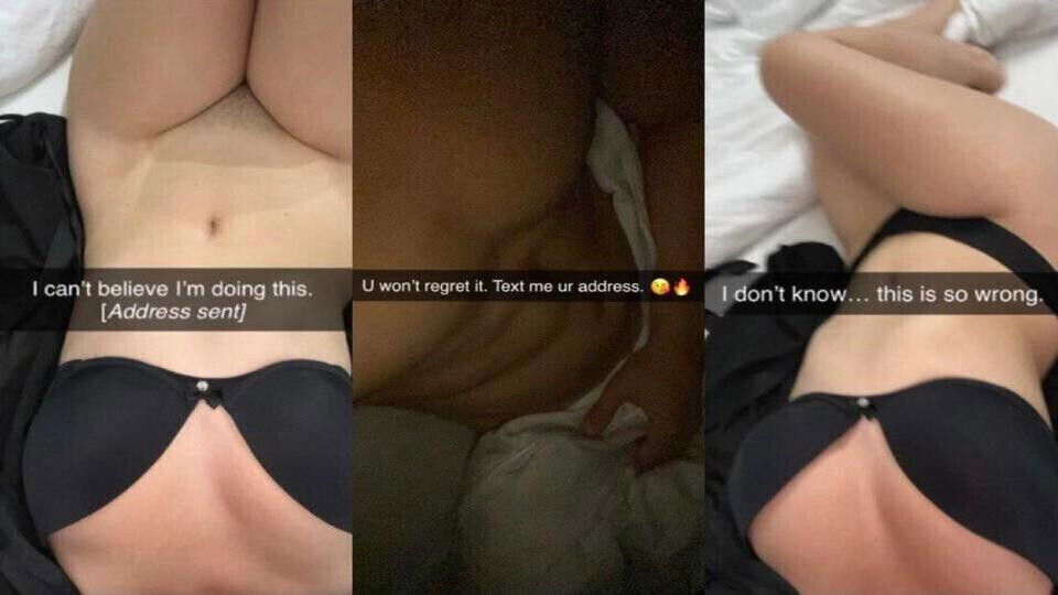 Married Year Horny While Husband Slaves Away, Enjoys Stranger Cocks Snapchat!