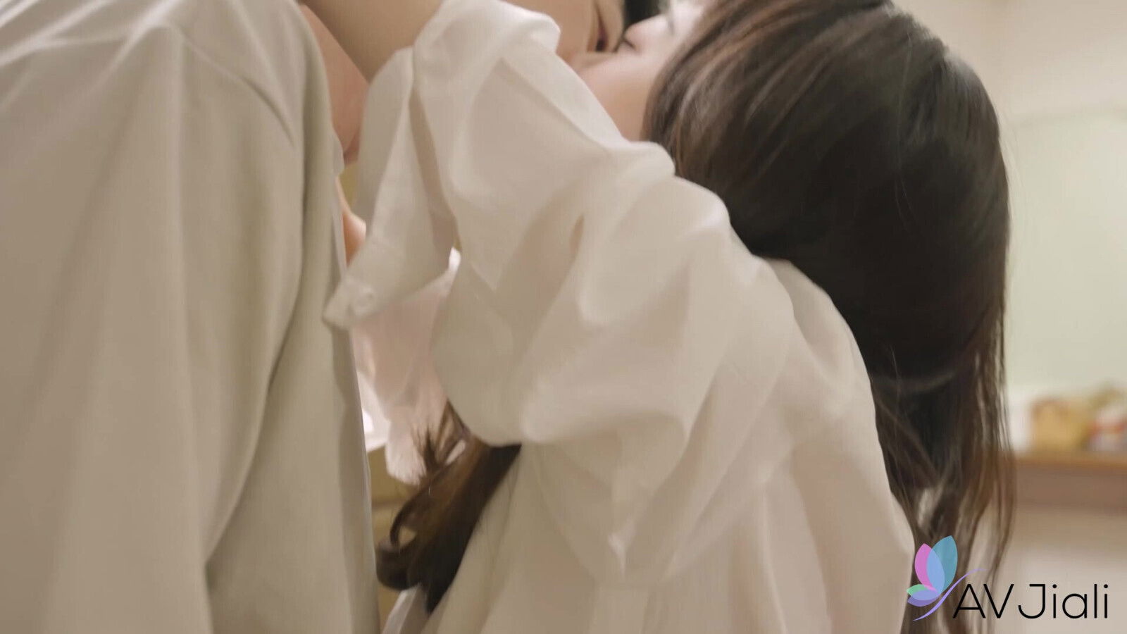 Sexy Chinese girl Yuli with boyfriend gentle action.