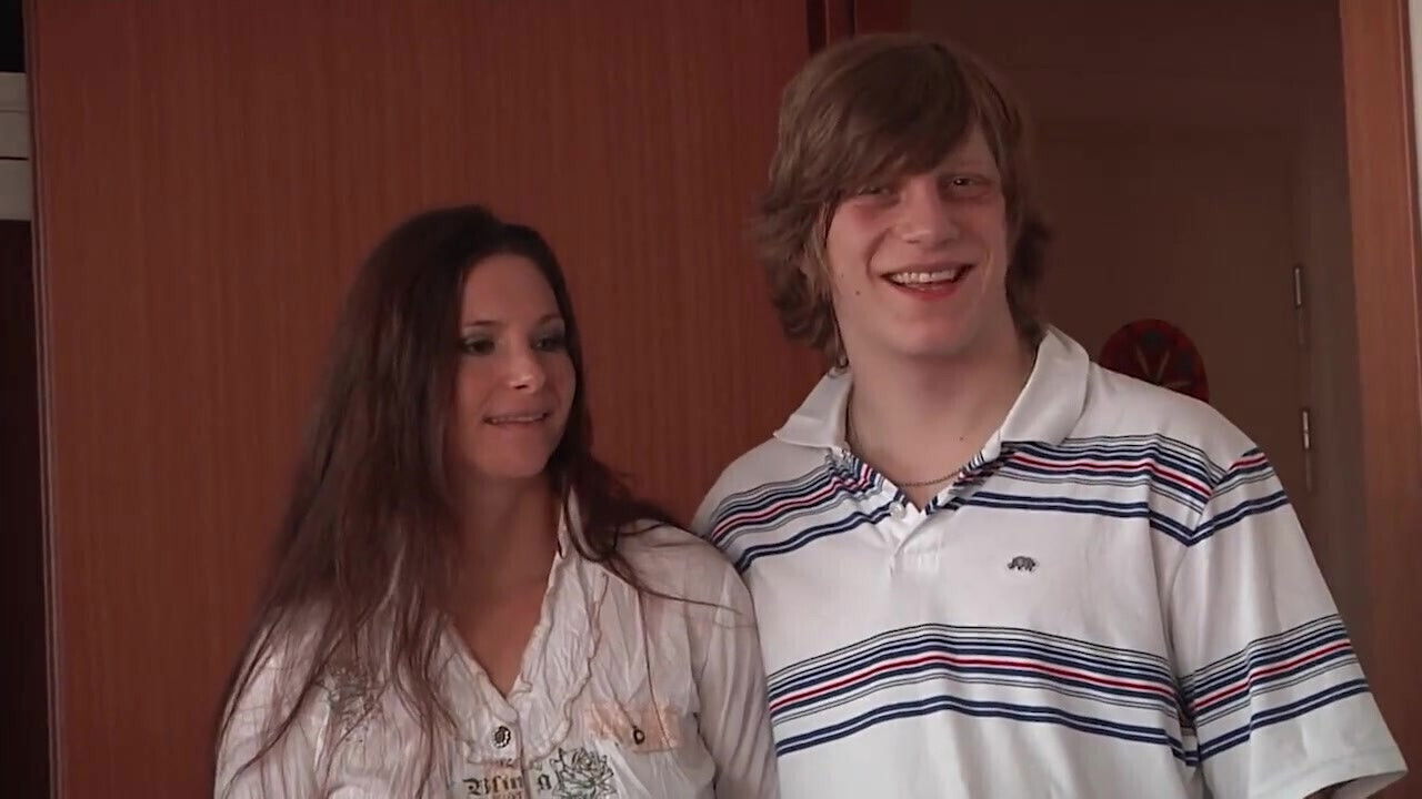 Sexy boobs dick sucking hairy pussy fucking threesome