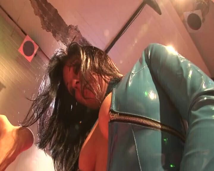 Fantastic German domina plays with tied