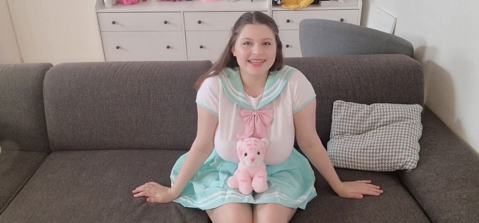 First Time! Blowjob Riding with