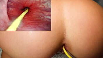 Amazing anal. Camera in Her Ass Deep Anal Fuck and Internal Creampie