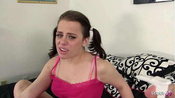 Step-Daughter with Puffy caught seduce Taboo Fuck Step-Dad