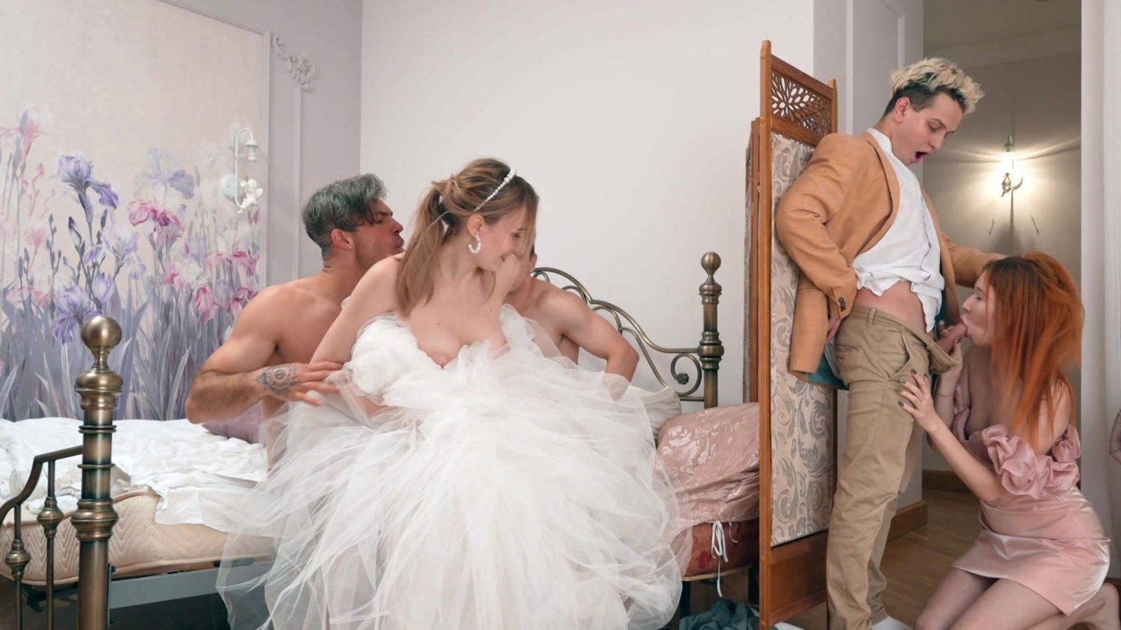 Polly Yangs Meyoto getting their tight pussies drilled