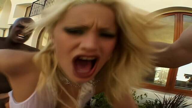 Shyla Interracial Threesome Swallows Black