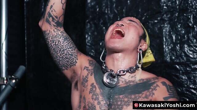 Yoshi Kawasaki drinks douses himself with piss extreme play