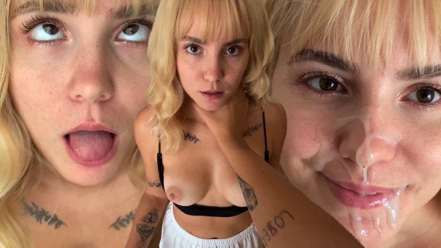 Husband's Fantasy: While Wife Away, Fucks Nanny's Pussy Huge Facial