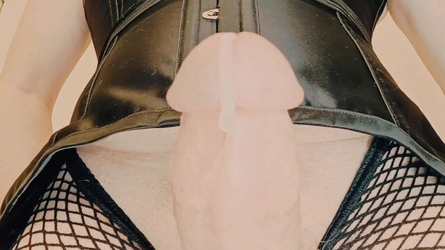 dick trans Domme fucks your throat cums your face
