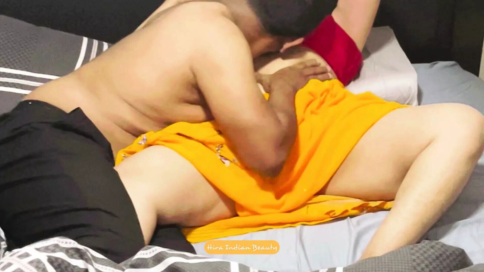 Saree Sex: Hotwife's Sensual Bedroom with Cuckold Husband's Boss