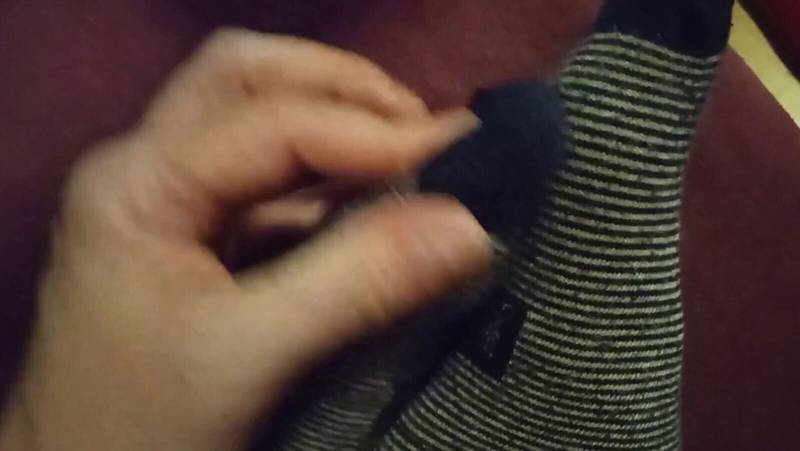 Beautiful White Legs From Which Take Socks