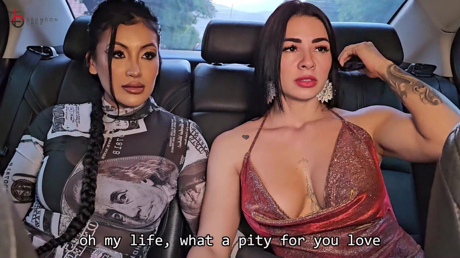 Uber Threesome with Big-Assed Colombians Brandon Cruz Mariana Martix Silvana